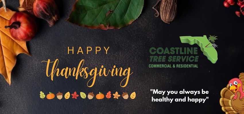 happy thanksgiving from coastline tree service in SW Florida